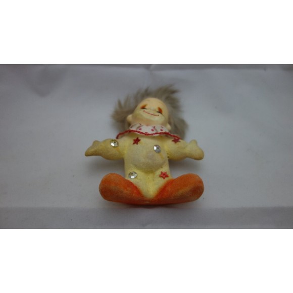 Vintage Josef Originals Clown Figurine Flocked Finish - Cute and Scarce - Picture 6 of 7